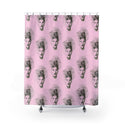 Pink Rose Fascinator Shower Curtain - S I S U M O I