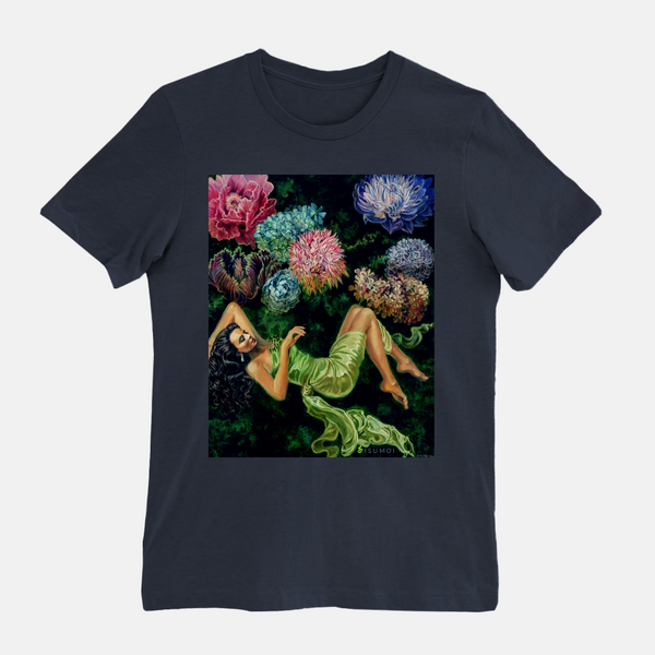 Woman Falling in Flowers T-Shirt