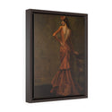 Bobcat Vertical Framed Premium Gallery Wrap Canvas - S I S U M O I
